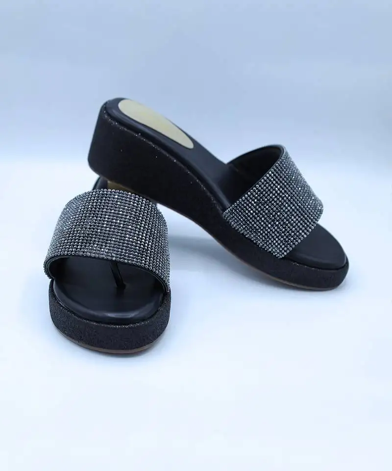 Miloge black wedges