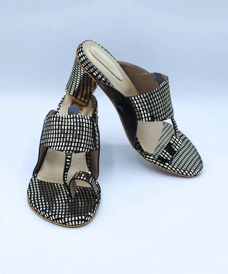 Aapse black block heels